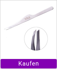 ZOLA Schrägpinzette Color Series Silver